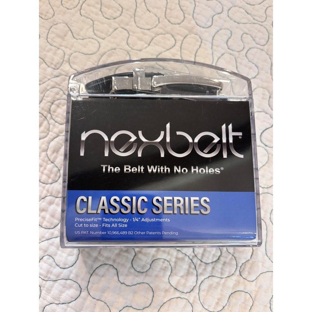 Nexbelt Classic Series Braided Charcoal Ratchet Belt PreciseFit